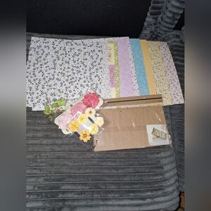 Recollections Chipboard Scrapbook Kit Embellishments Stickers Papers Craft Art